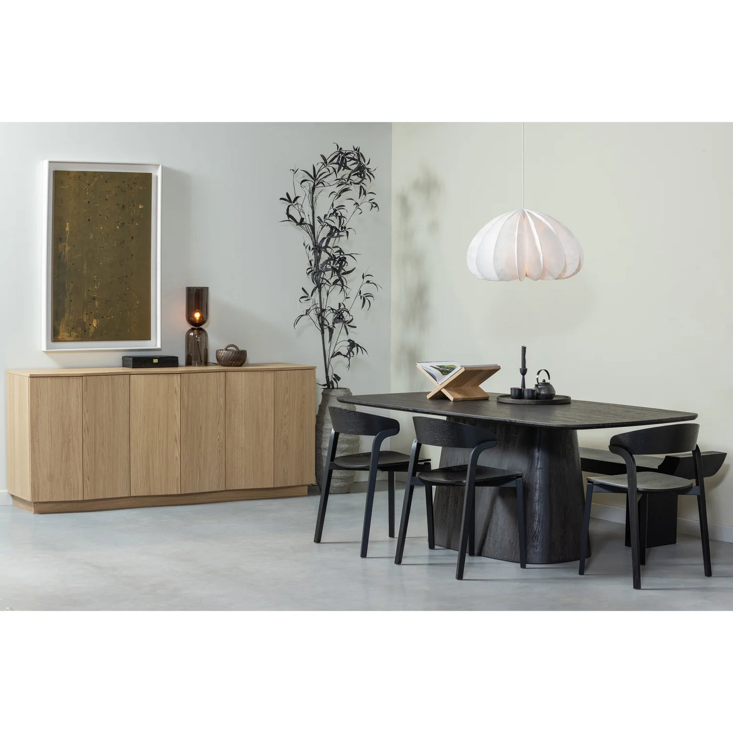 Dressoir Zuma eiken transparant 200x85x45 cm