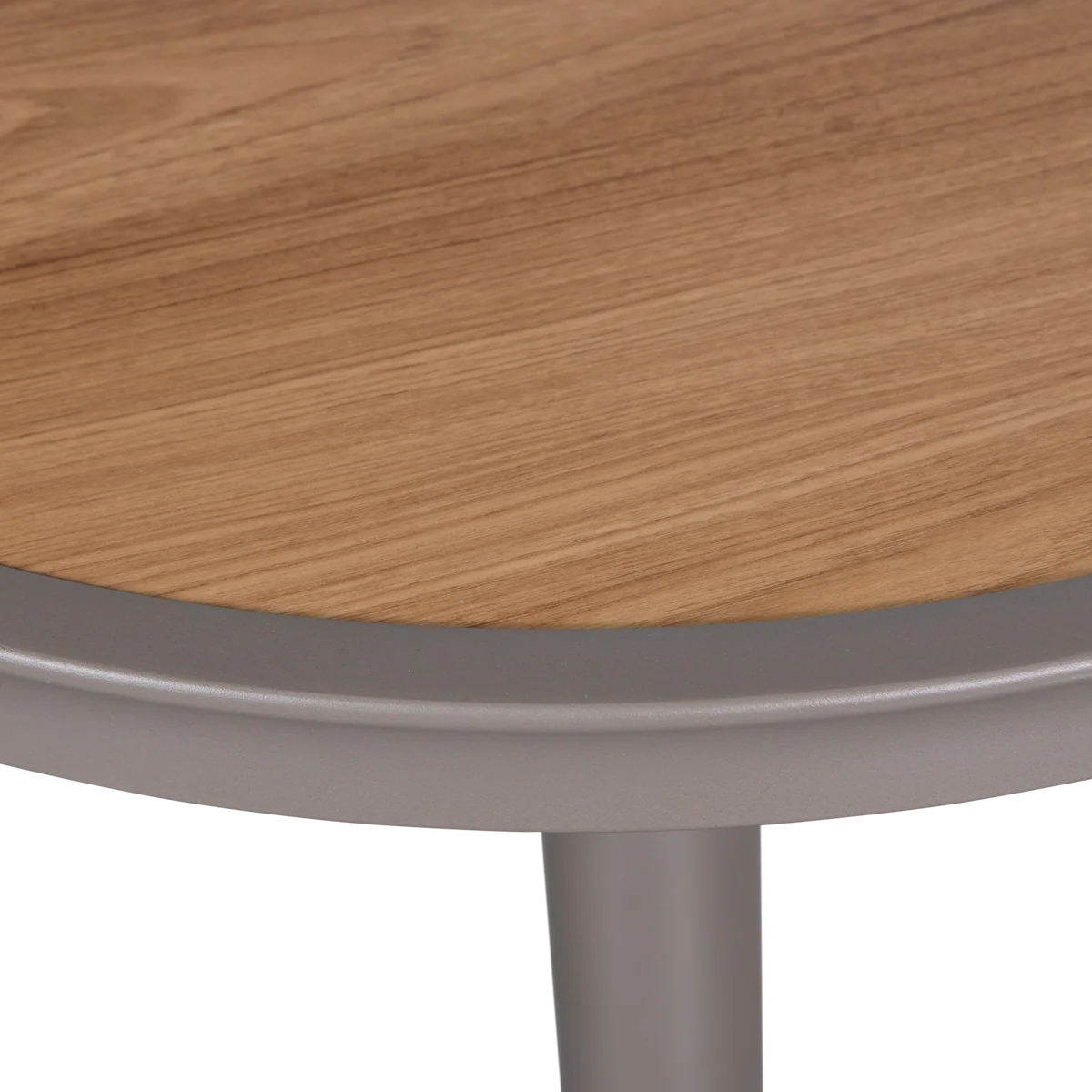 (bar)tafel Jeppe in hoogte verstelbare aluminium bruin/grijs 110x70x70 cm