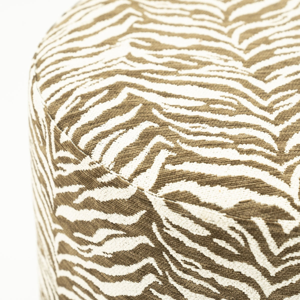 Poef Tigra bruin 38x38x42 cm