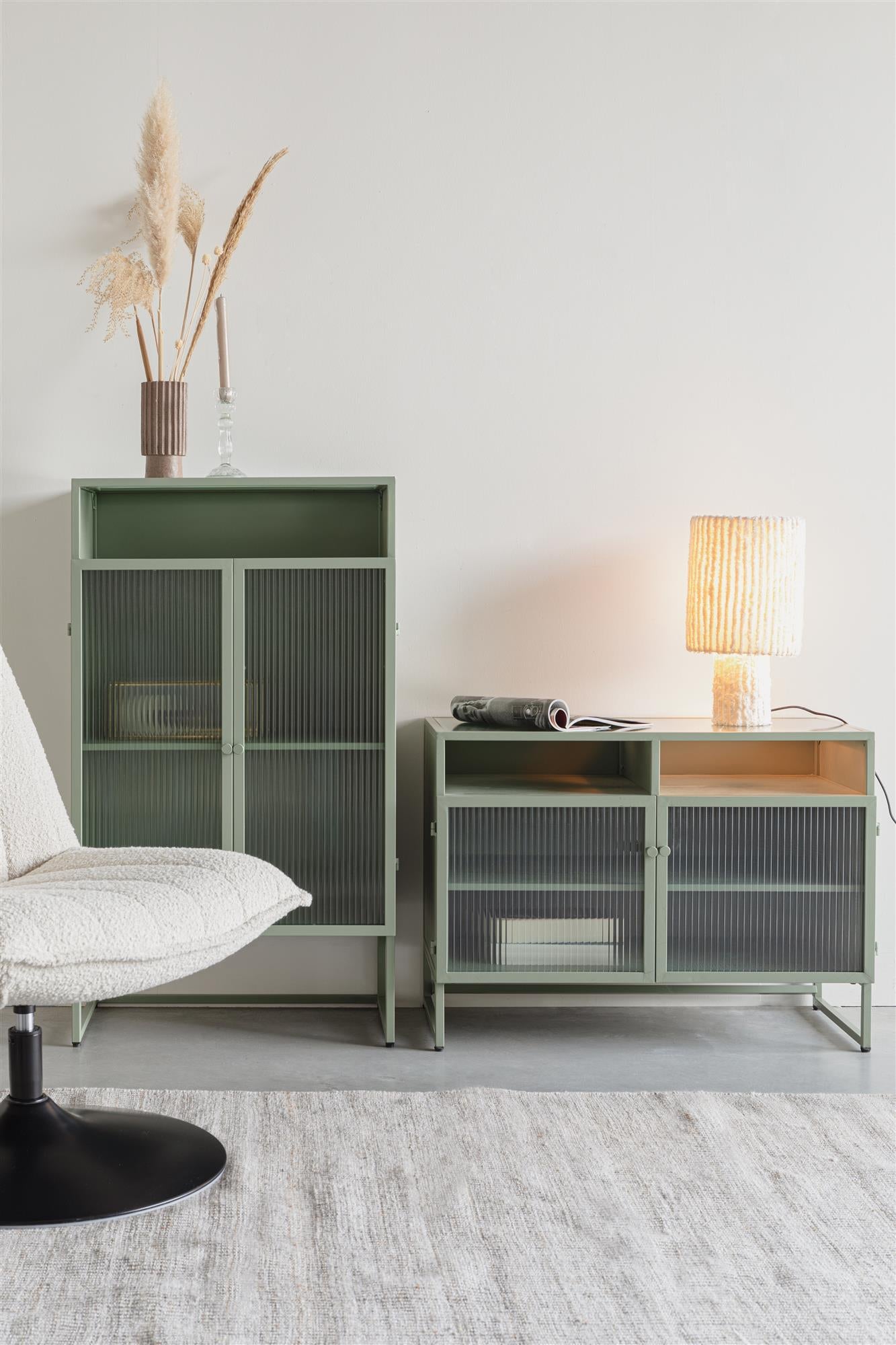 Herbe kast groen 38 x 80 x 58 cm