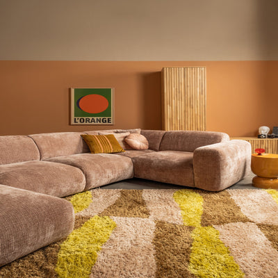 Vloerkleed Musa 170 x 240 cm / naturel geel