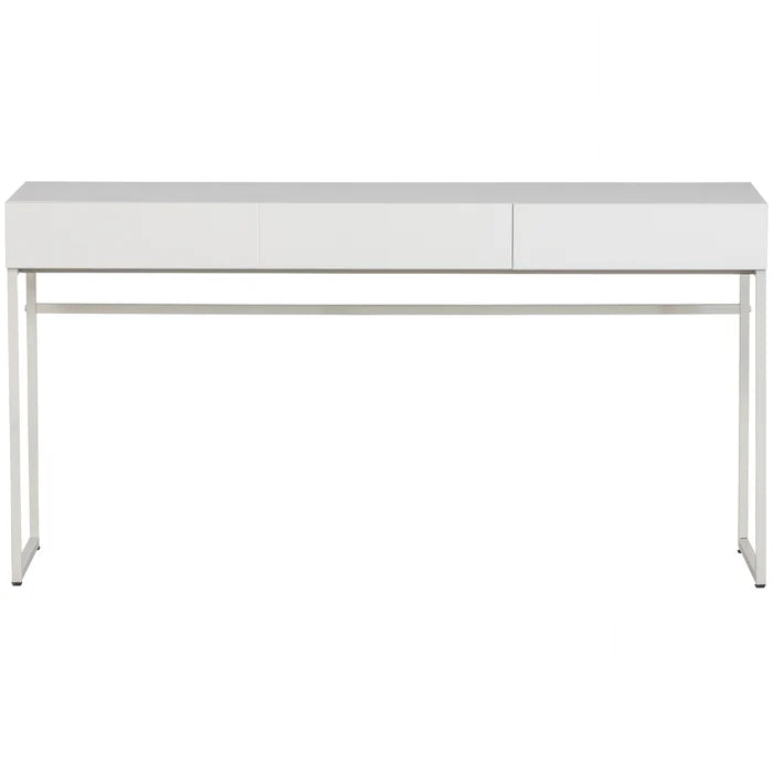 Basic Bureau grenen mist 3 lades 76x150x50 cm