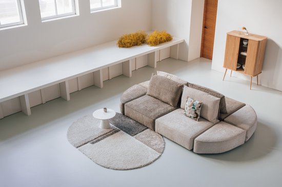 Vloerkleed Zest grijs 160x230 cm