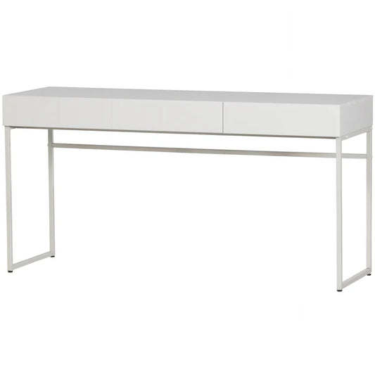 Basic Bureau grenen mist 3 lades 76x150x50 cm
