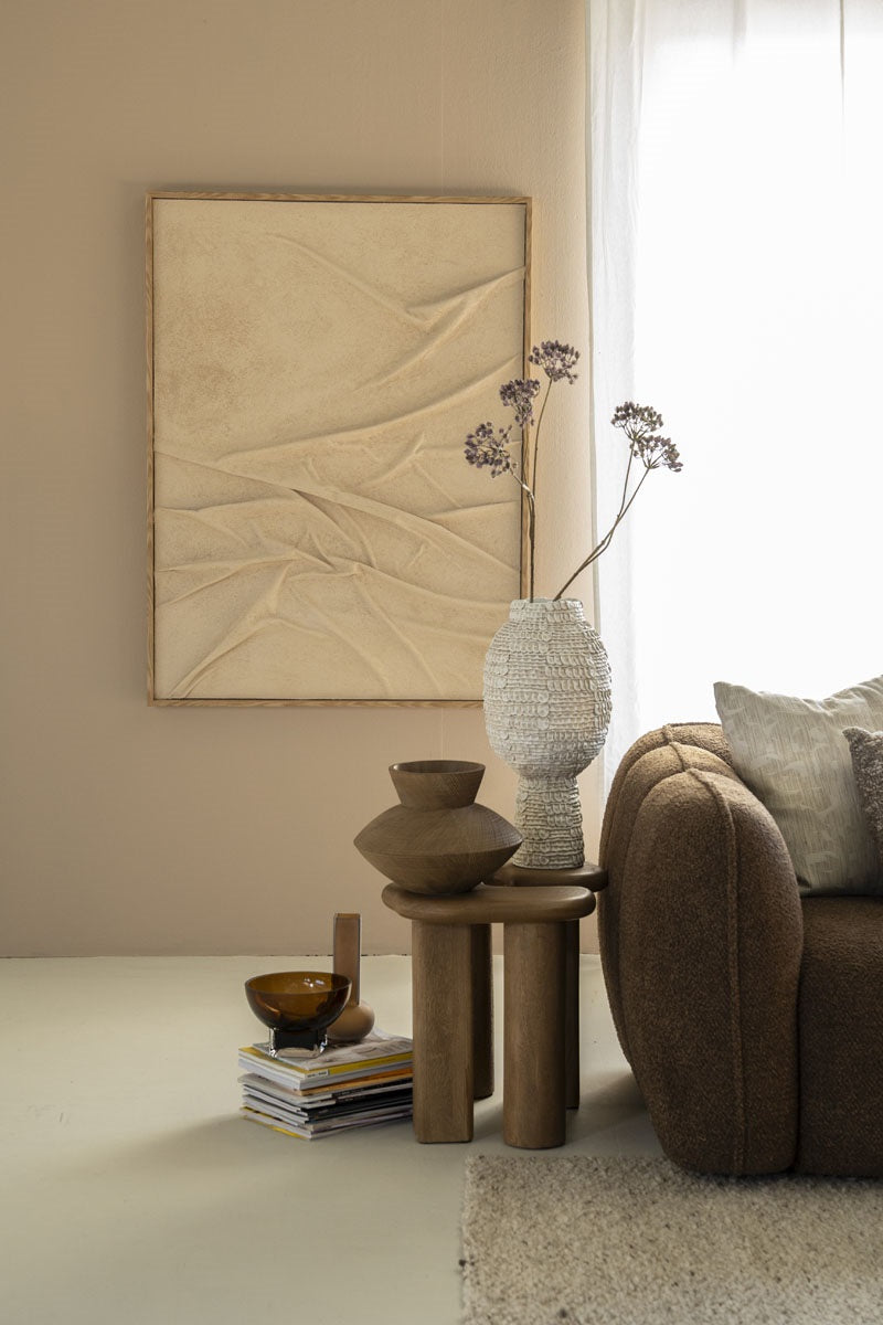 Wanddeco Veck 90 x 120 cm beige
