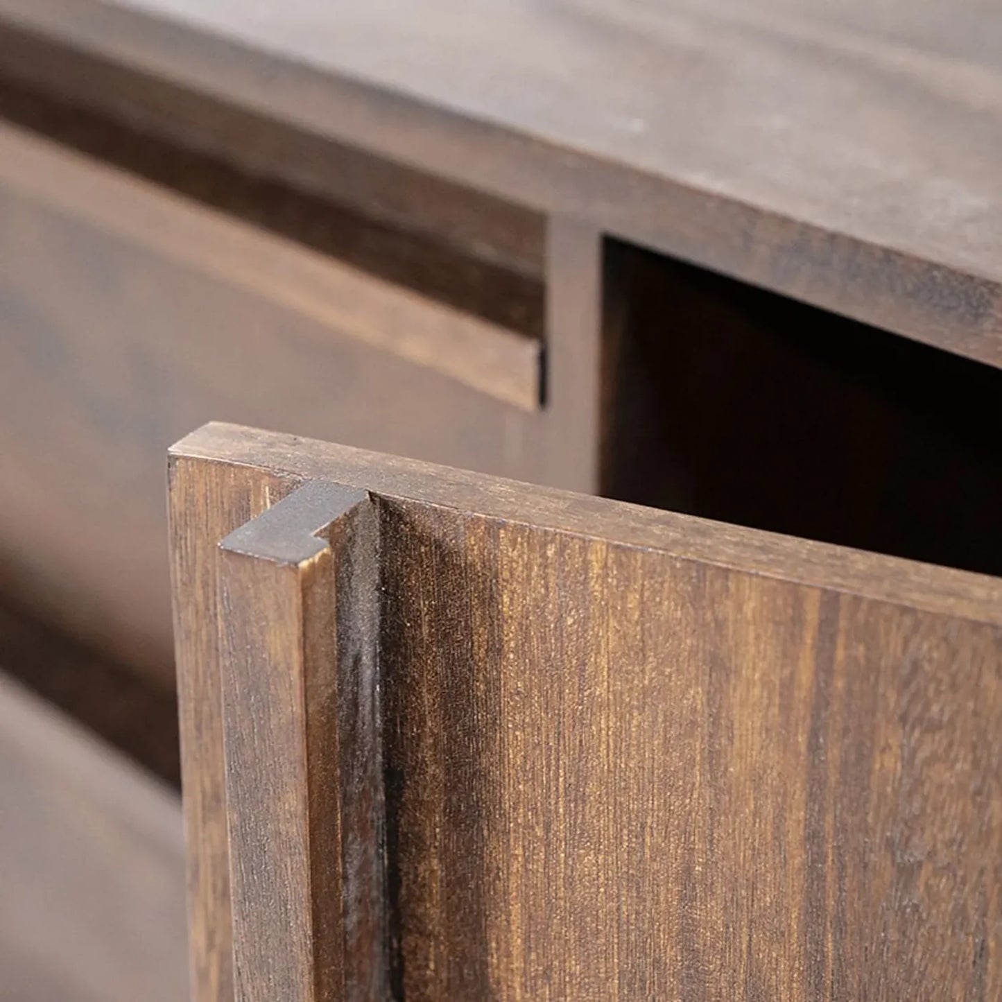 Dressoir Jimmy donker mango Hout  180x40x80cm
