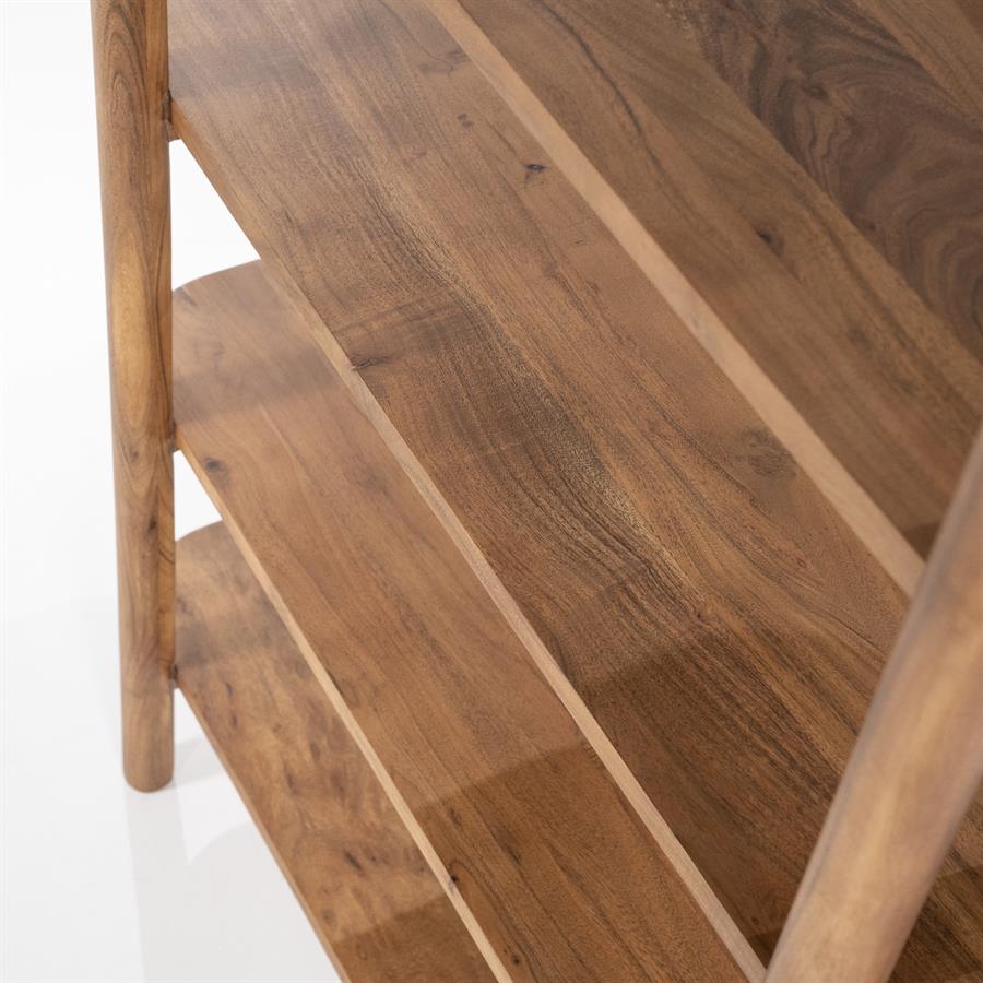 Wandkast Julian Acacia hout bruin  110x45x170 cm