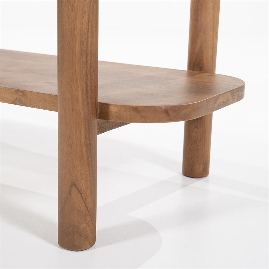 Wandkast Julian Acacia hout bruin  110x45x170 cm