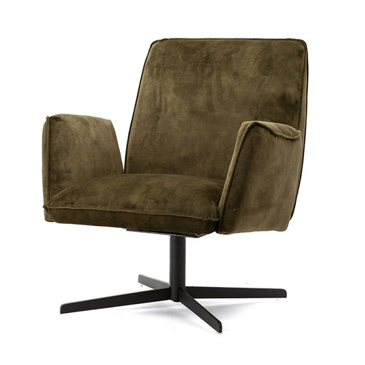 Fauteuil Vivian velvet groen