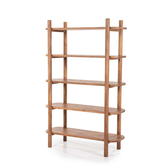 Wandkast Julian Acacia hout bruin  110x45x170 cm
