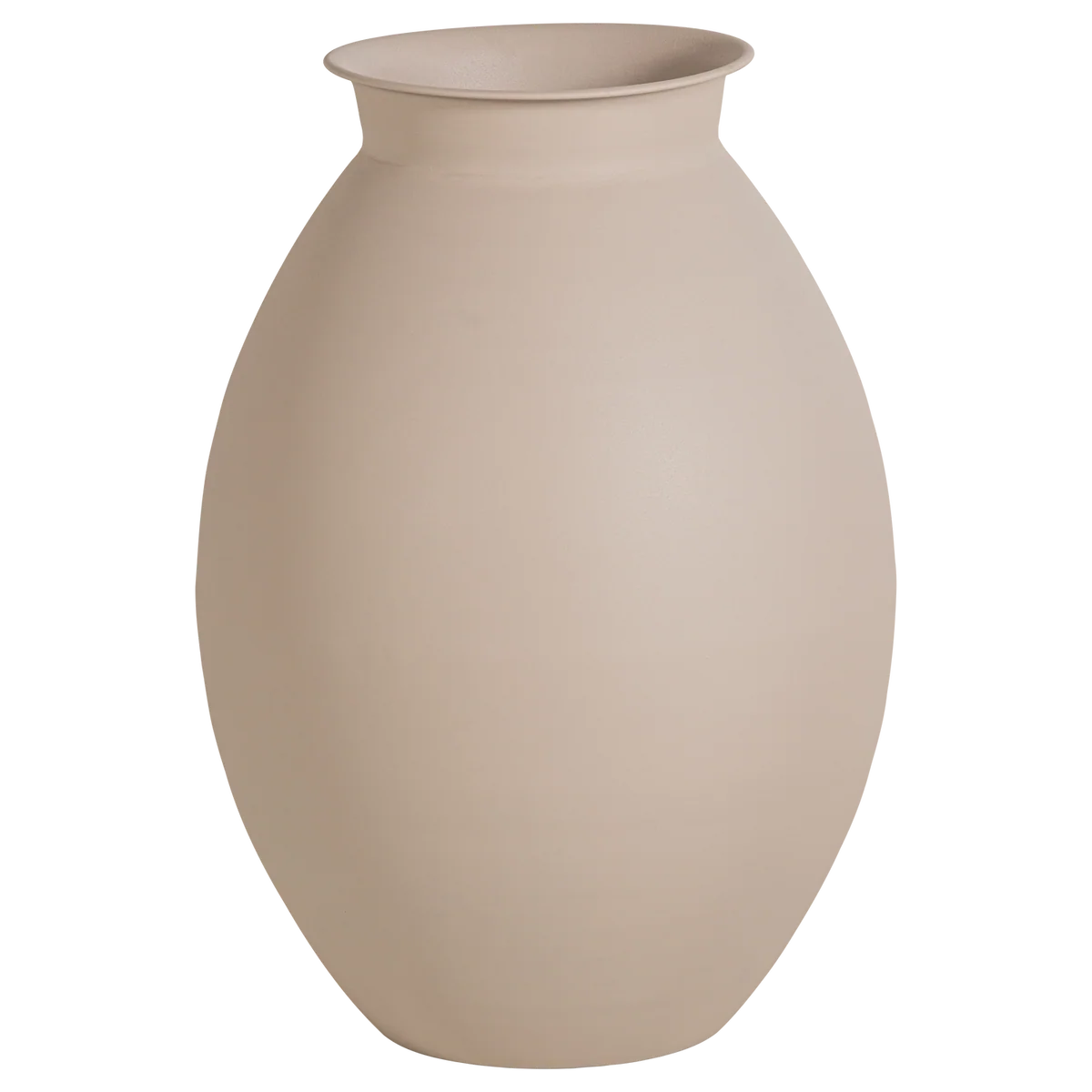 Caro vaas XXL metaal zand 70x50x50 cm