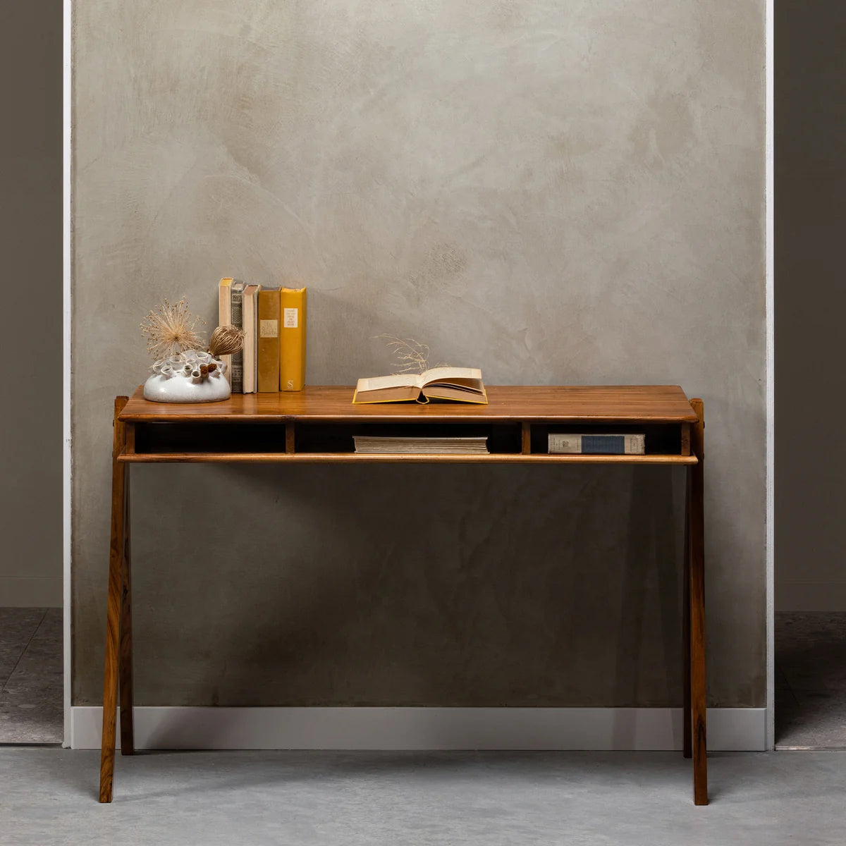 Bureau compartment 78x120x50 cm acaciahout naturel
