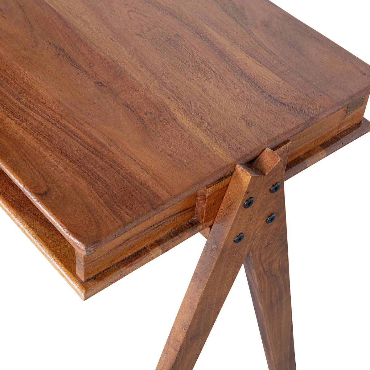 Bureau compartment 78x120x50 cm acaciahout naturel