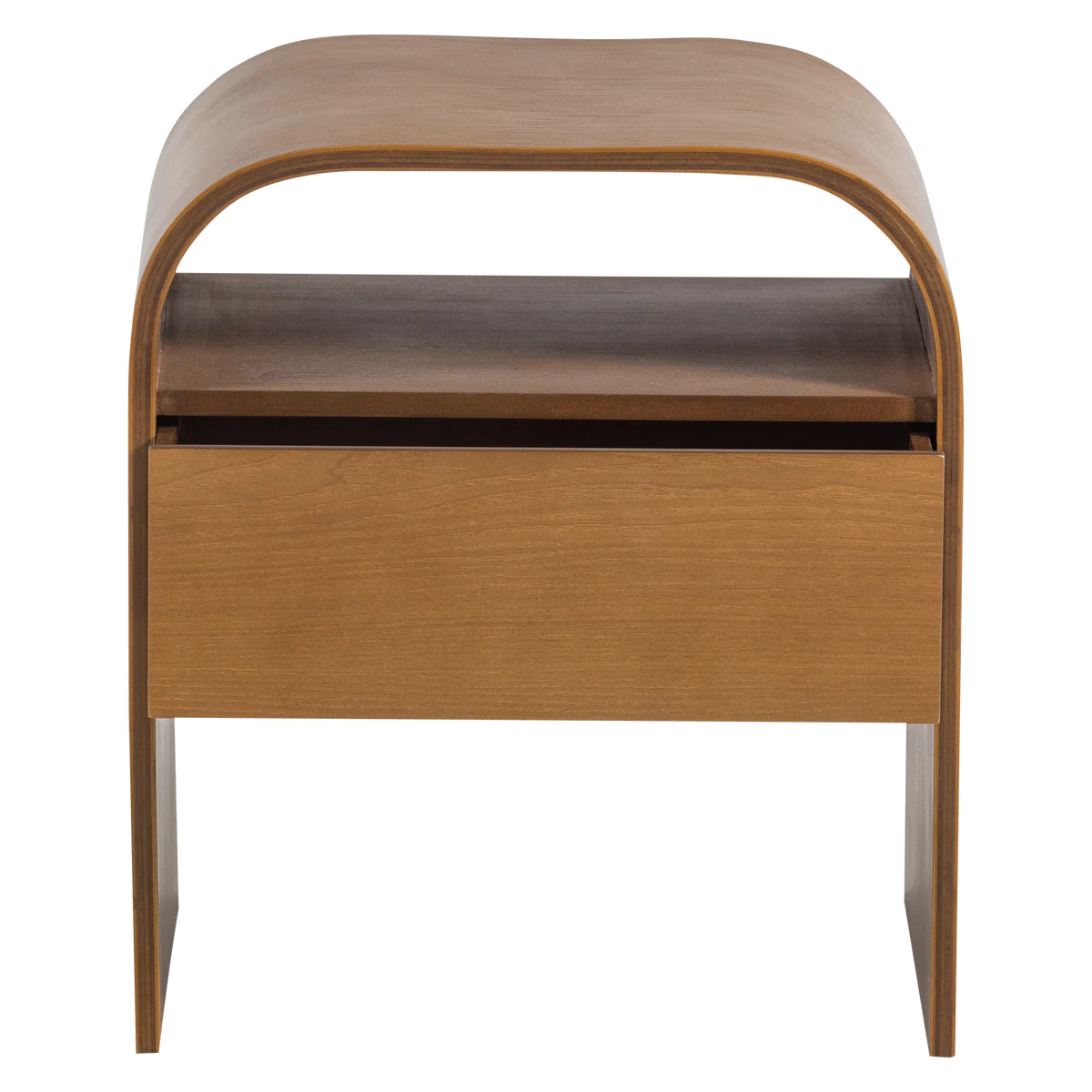 Nachtkastje, bijzettafel Momo hout bruin 45x40x34 cm