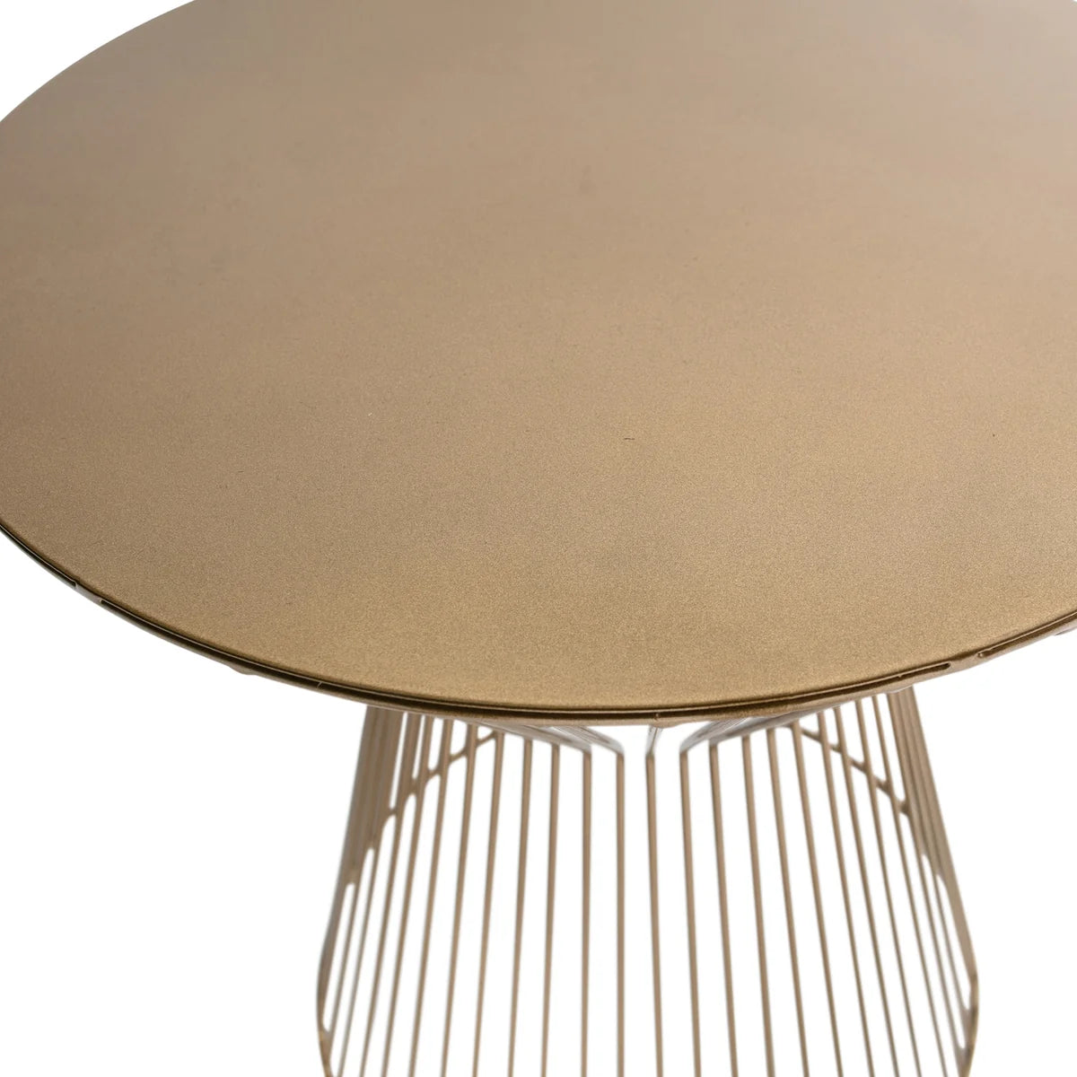 Salon, bijzettafel Suus metaal goud 46x35x35 cm