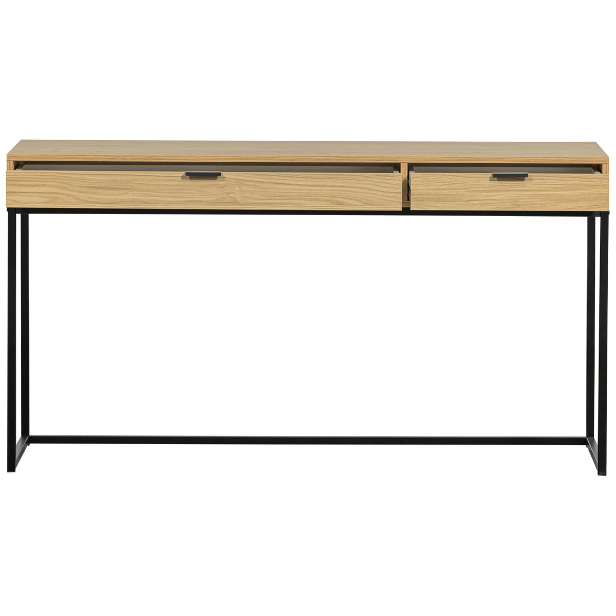 Sidetable / dressoir / bureau 74x140x44 cm naturel eiken