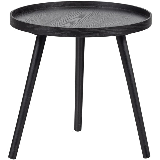 Salon-, bijzettafel Mesa hout zwart 45x45x45 cm