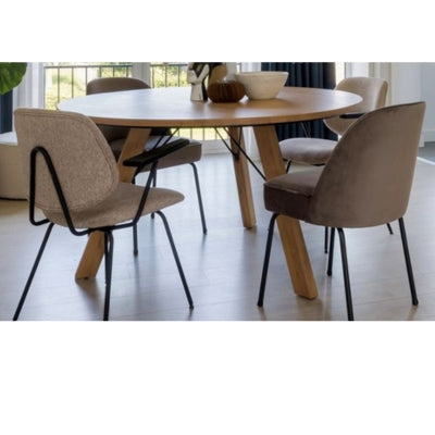 Tafel rond eiken naturel  Ø140 cm