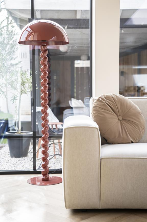 Staande lamp Luox rood 150x50x50 cm