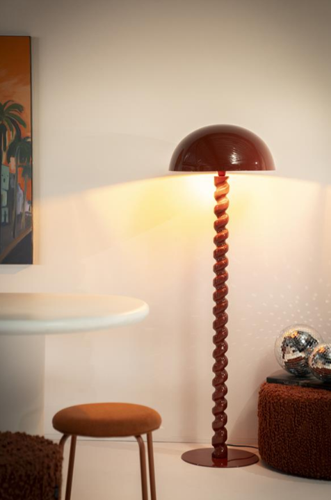 Staande lamp Luox rood 150x50x50 cm