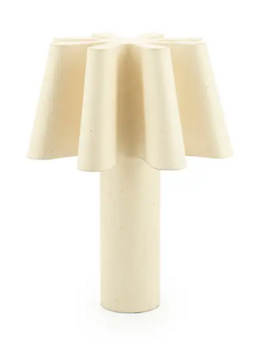 Tafellamp Meander beige 40x40x50cm