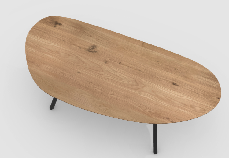 Tafel Spot eiken naturel 230x105 cm