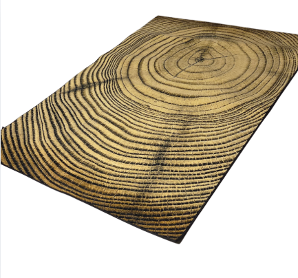 Vloerkleed houtnerf 160x230 cm