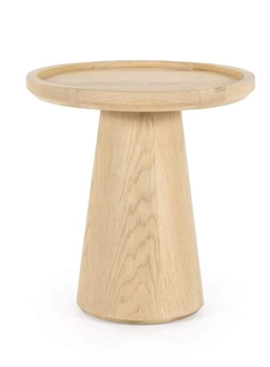 Salontafel bijzettafel Leia 46x49 cm naturel