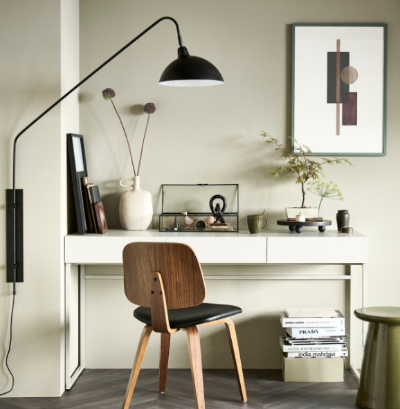 Bureau dressoir basic grenen mist