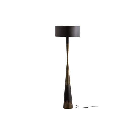 BePureHome Blackout vloerlamp zwart/goud