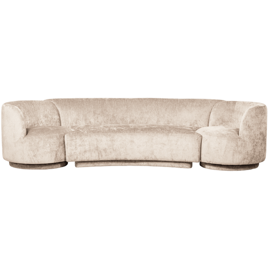 BePureHome Combi-popular: bankje en fauteuils naturel