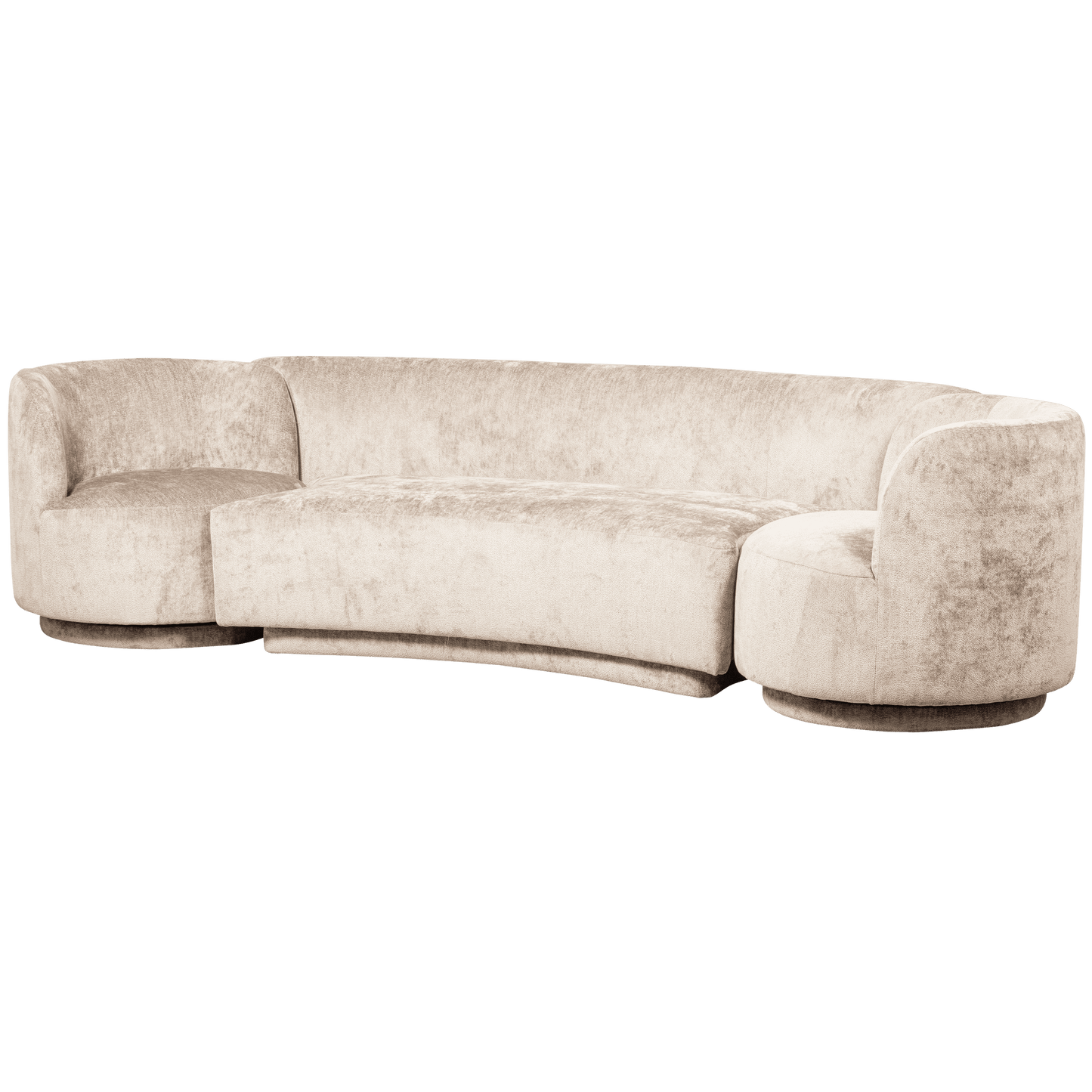 BePureHome Combi-popular: bankje en fauteuils naturel