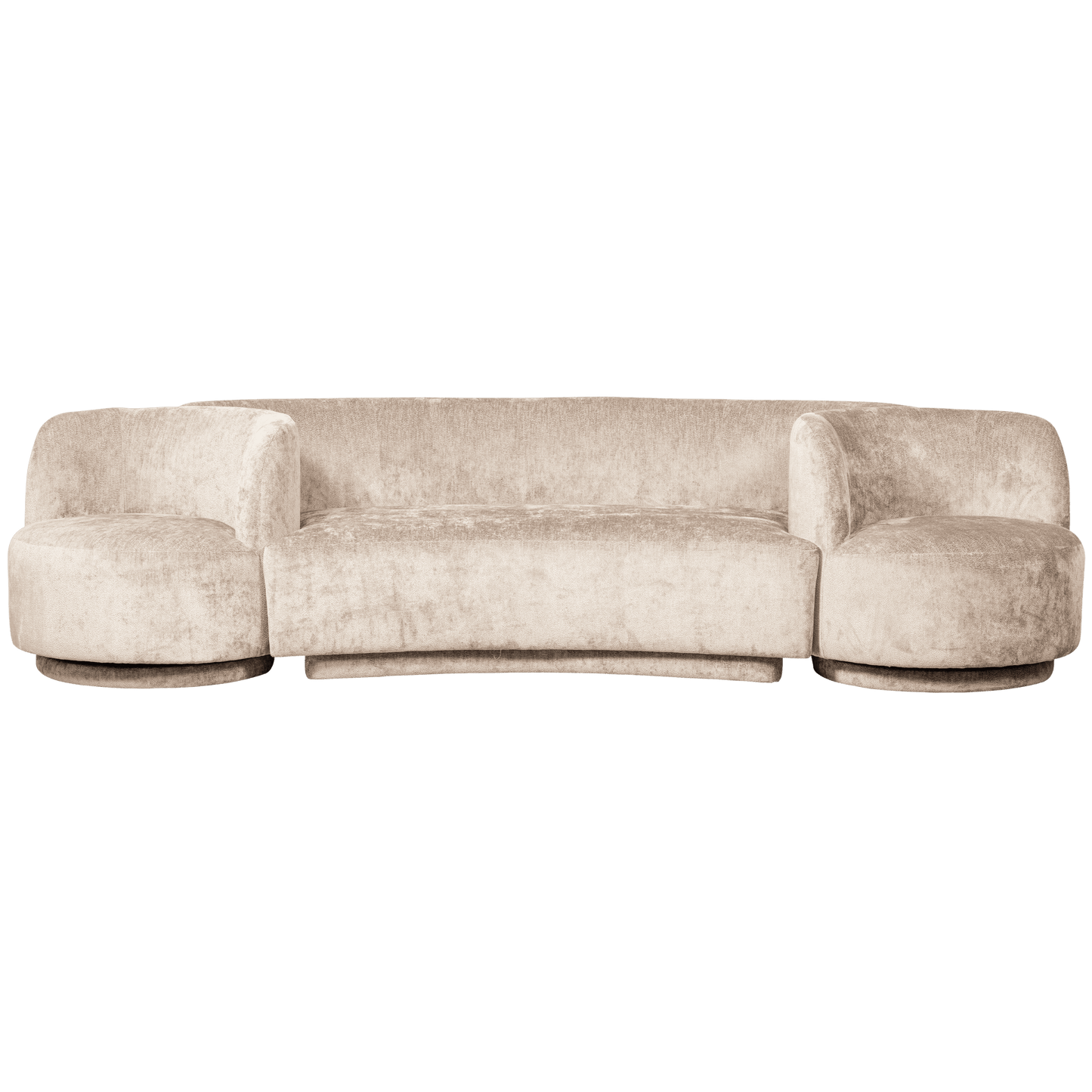 BePureHome Combi-popular: bankje en fauteuils naturel