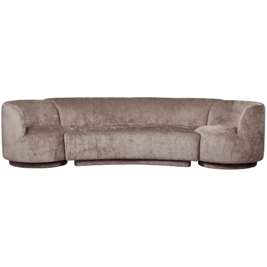 BePureHome Combi-popular: bankje en fauteuils taupe