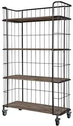 Trolley kast Giro Large, kleur grijs 158X41X94 CM