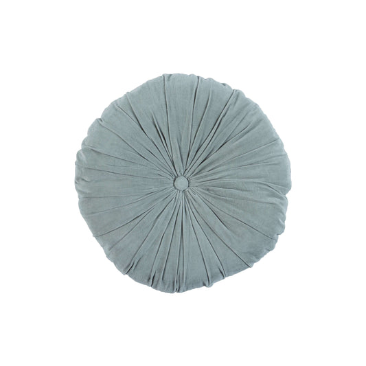 BePureHome Halo kussen rond velvet pale green