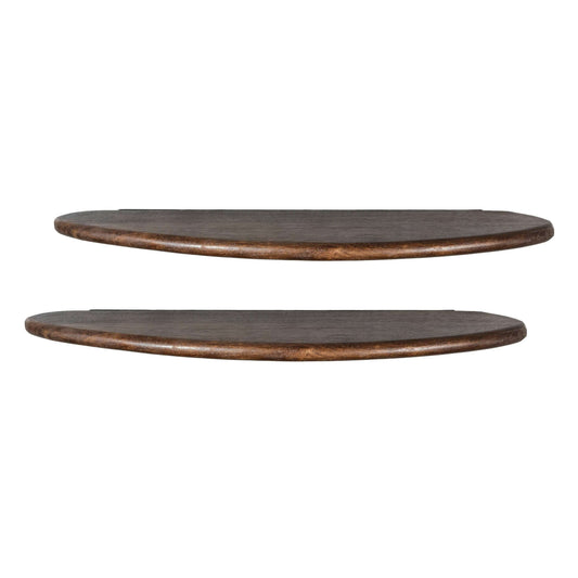 BePureHome Layer wandplanken walnut (set van 2)