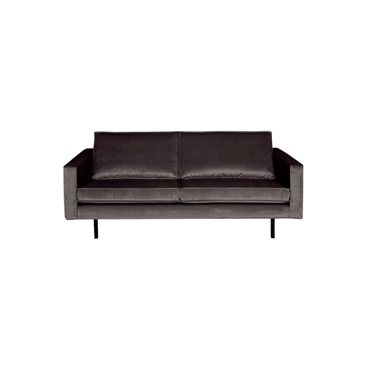 BePureHome Rodeo bank 2,5-zits velvet antraciet