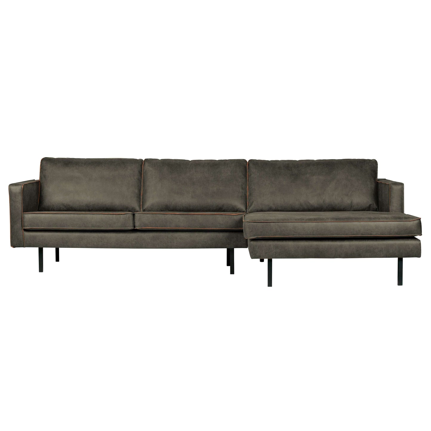 BePureHome Rodeo chaise longue rechts  groen