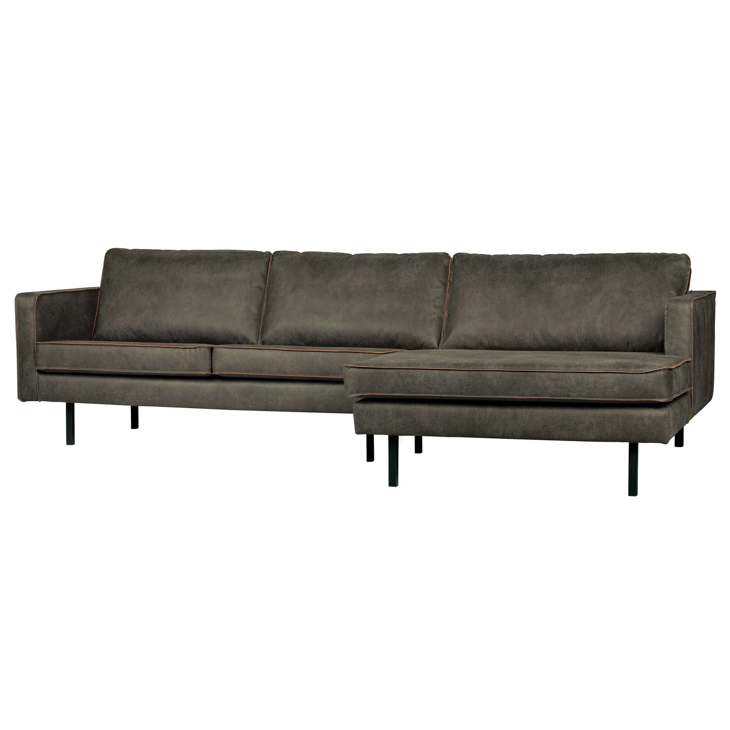 BePureHome Rodeo chaise longue rechts  groen