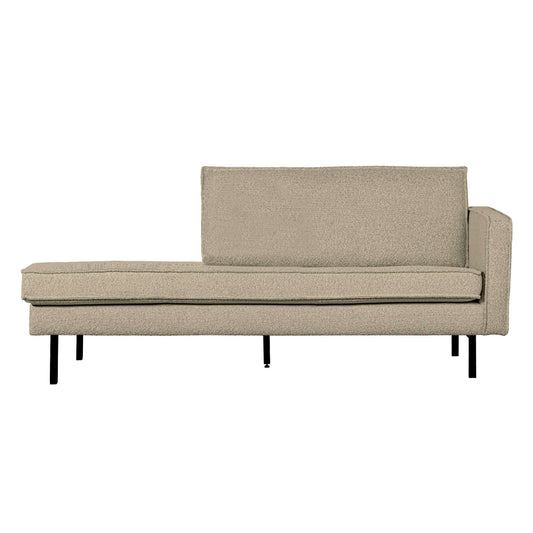 BePureHome Rodeo daybed rechts bouclé beige