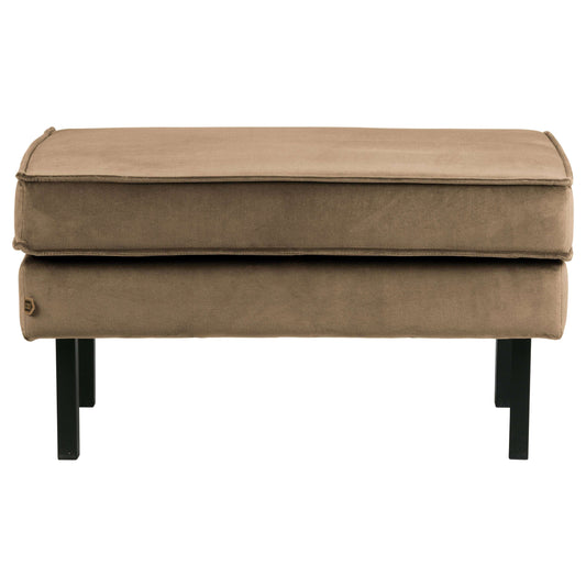 BePureHome Rodeo hocker velvet taupe