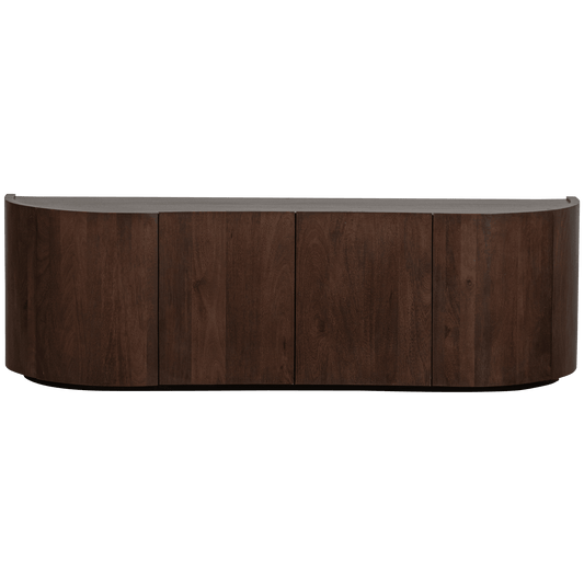 BePureHome Sense 4-deurs dressoir walnoot