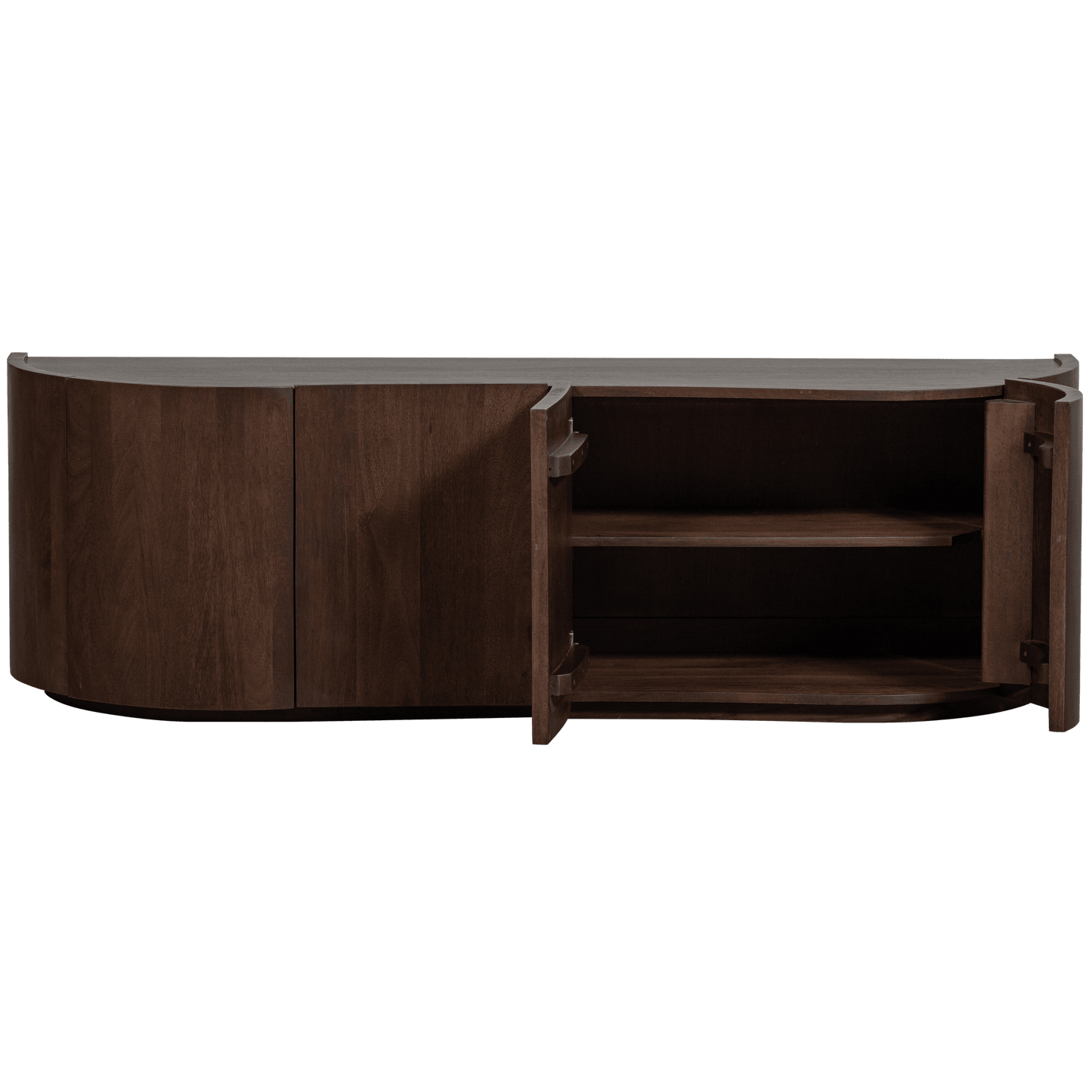 BePureHome Sense 4-deurs dressoir walnoot