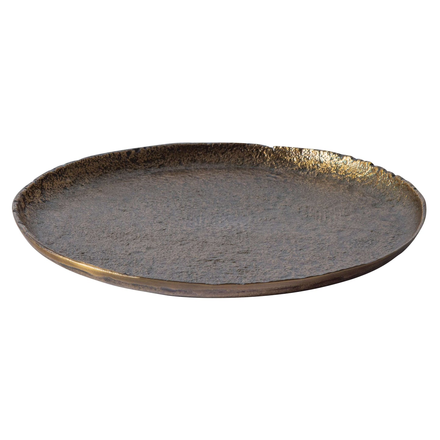 BePureHome Set van 2 - serving plate dienblad brons