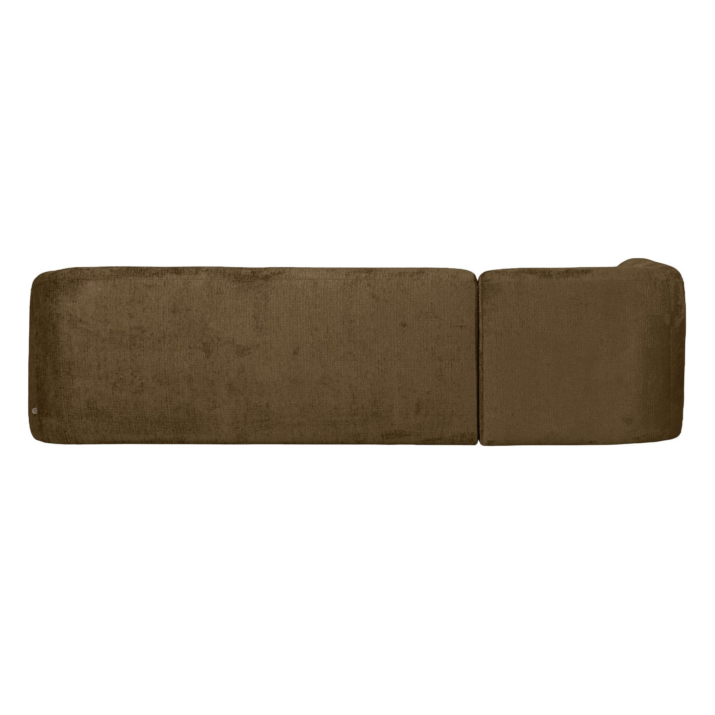 BePureHome Sloping hoekbank links velvet brass