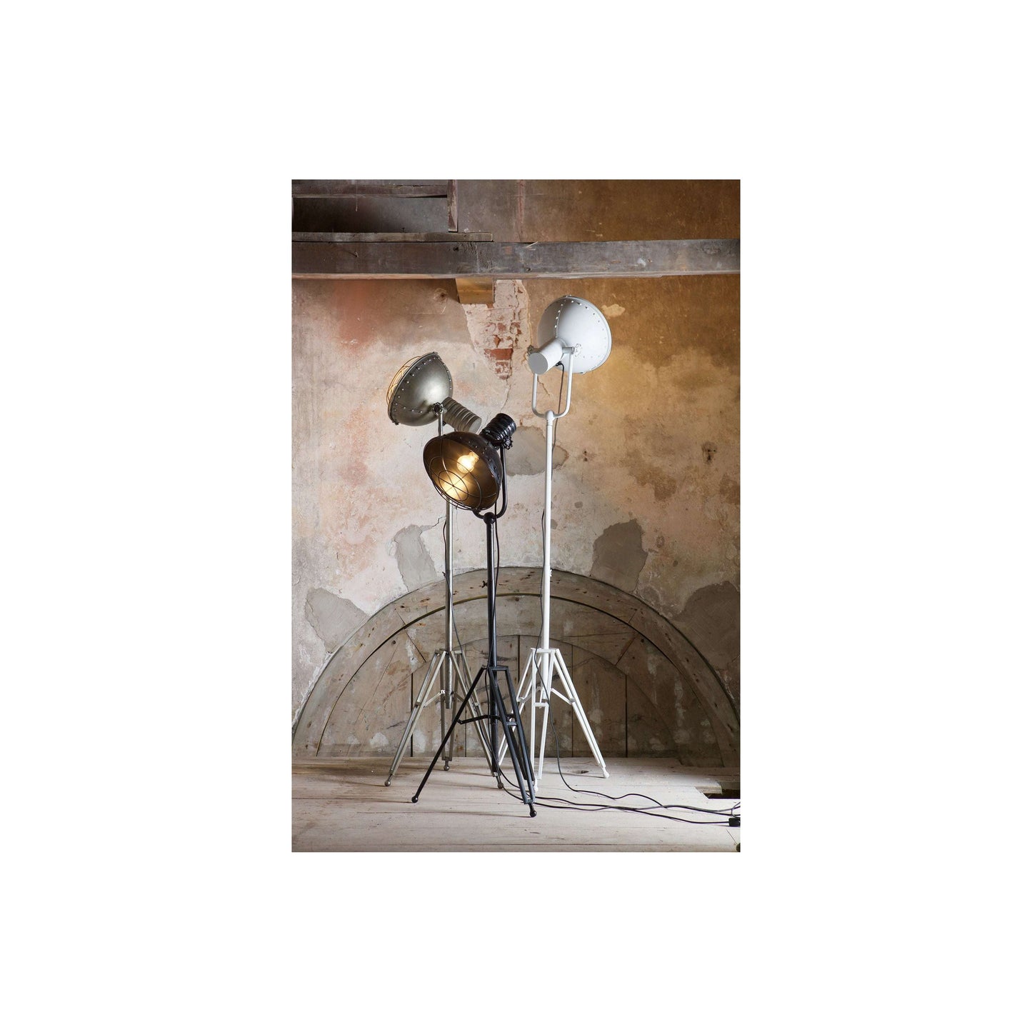 BePureHome Spotlight staande lamp wit