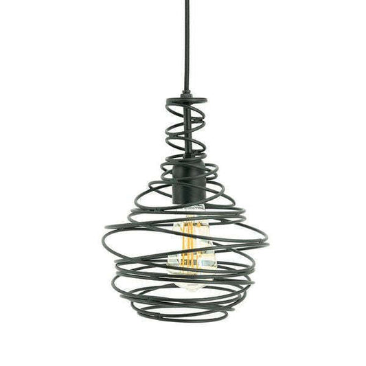 By-Boo Coil hanglamp zwart