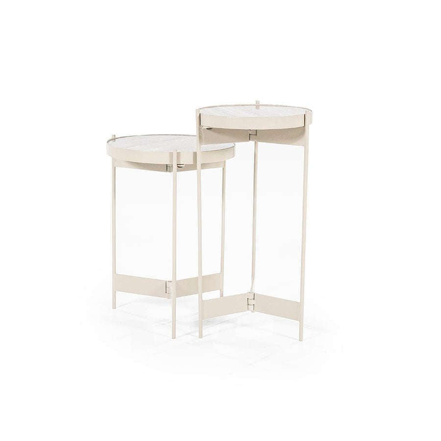 By-Boo sidetable Sib (set van 2) wit