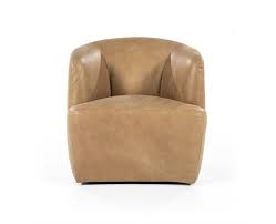 Fauteuil Charissa cognac leer 78 x 81 x 75